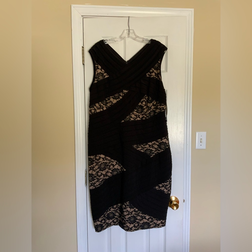 Adrianna Papell black & lace cocktail dress. New w/tags - never worn. - Picture 6 of 6